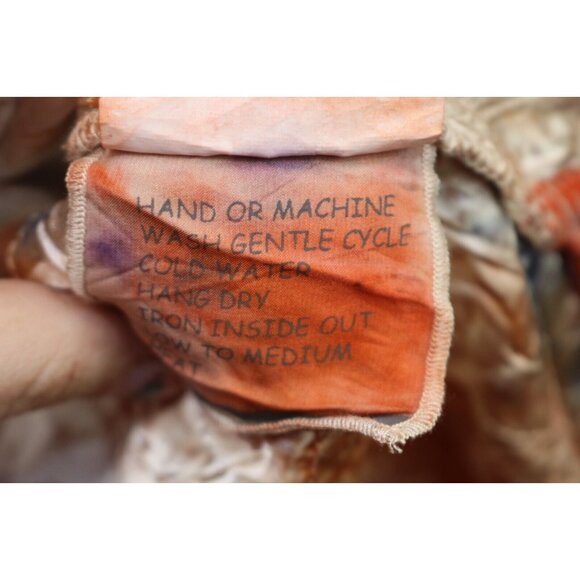 Harubella Handmade Velvet Burnout Quilted Cardigan-Lace-Silk Blend-Size M-BOHO - Picture 10 of 13